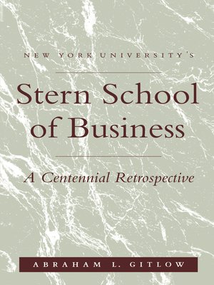 cover image of NYU'S Stern School of Business